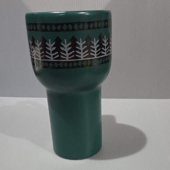 L.L. Bean Forest Green Mug with Tree Design - Picture 3 of 9